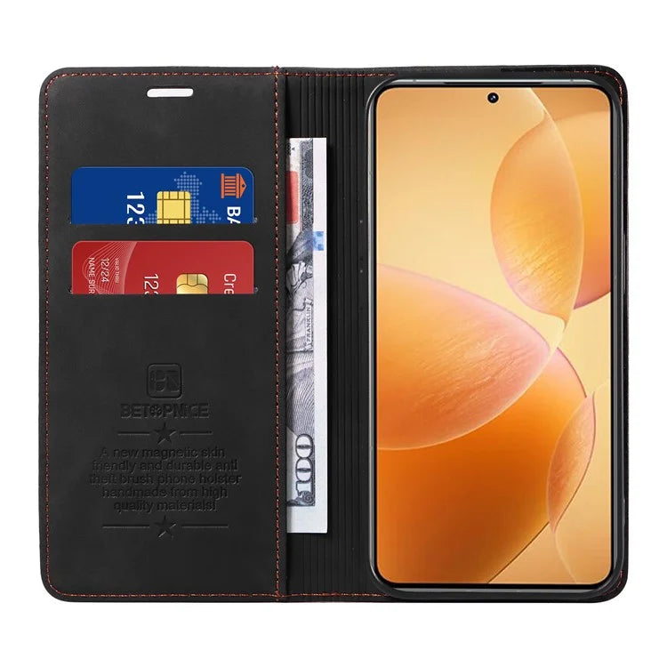 BETOPNICE 003 For Xiaomi 14T Pro Wallet Case Leather Phone Cover with Stand