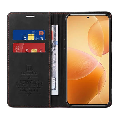 BETOPNICE 003 For Xiaomi 14T Pro Wallet Case Leather Phone Cover with Stand