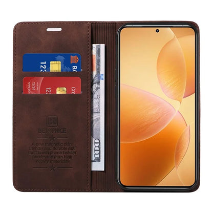 BETOPNICE 003 For Xiaomi 14T Pro Wallet Case Leather Phone Cover with Stand