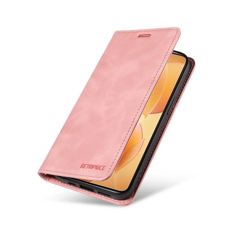 BETOPNICE 003 For Xiaomi 14T Pro Wallet Case Leather Phone Cover with Stand