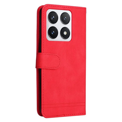 For Xiaomi 14T Pro Wallet Case Skin-Touch Leather Phone Cover Tree Pattern Hardware