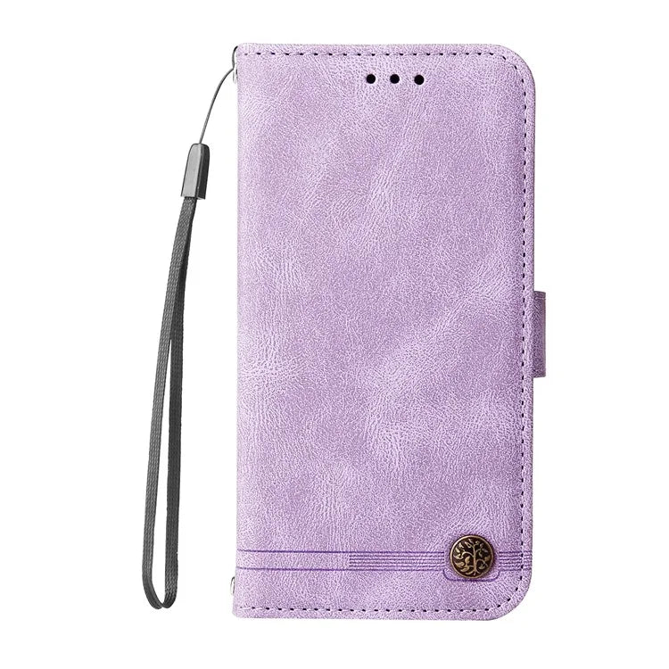 For Xiaomi 14T Pro Wallet Case Skin-Touch Leather Phone Cover Tree Pattern Hardware