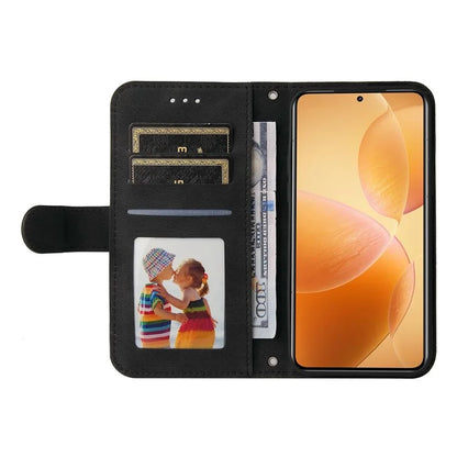 For Xiaomi 14T Pro Wallet Case Skin-Touch Leather Phone Cover Tree Pattern Hardware