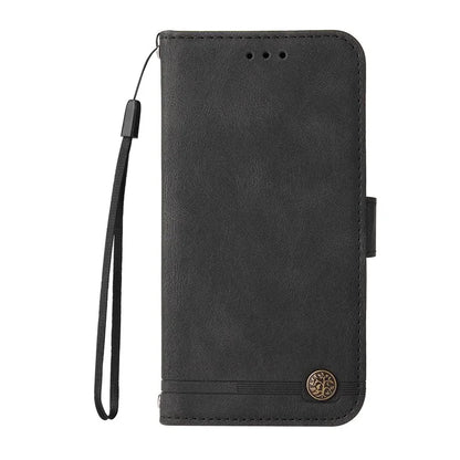 For Xiaomi 14T Pro Wallet Case Skin-Touch Leather Phone Cover Tree Pattern Hardware