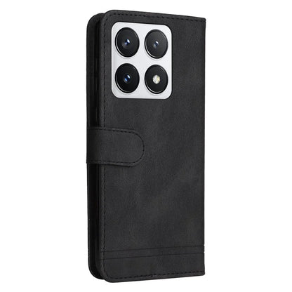 For Xiaomi 14T Pro Wallet Case Skin-Touch Leather Phone Cover Tree Pattern Hardware