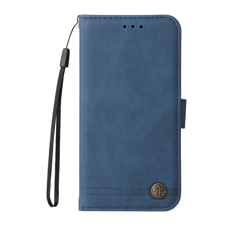 For Xiaomi 14T Pro Wallet Case Skin-Touch Leather Phone Cover Tree Pattern Hardware