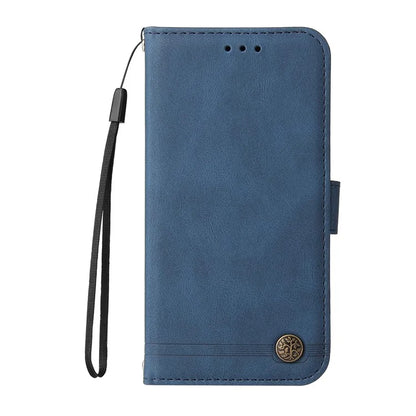 For Xiaomi 14T Pro Wallet Case Skin-Touch Leather Phone Cover Tree Pattern Hardware