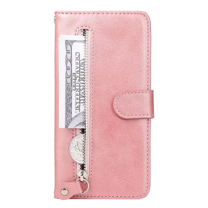 For Xiaomi 14T Pro Case Zipper Wallet Calf Texture PU Leather Phone Cover