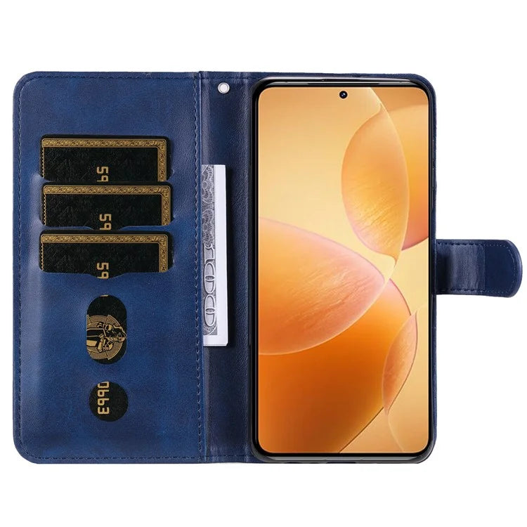 For Xiaomi 14T Pro Case Zipper Wallet Calf Texture PU Leather Phone Cover