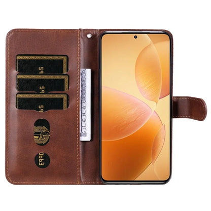 For Xiaomi 14T Pro Case Zipper Wallet Calf Texture PU Leather Phone Cover