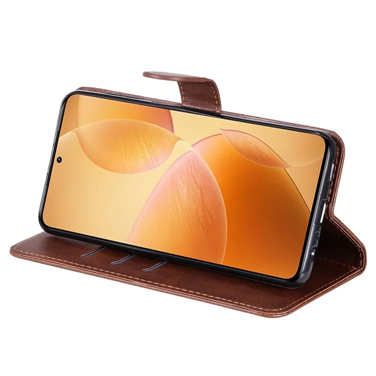 For Xiaomi 14T Pro Case Zipper Wallet Calf Texture PU Leather Phone Cover