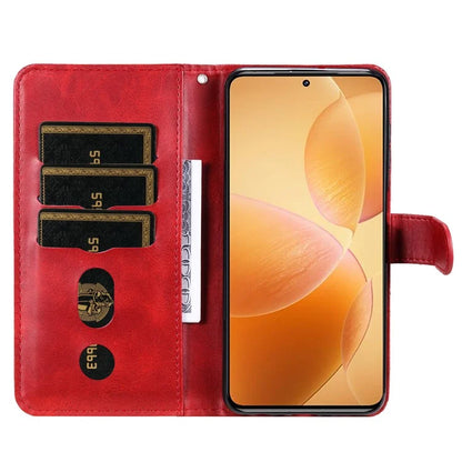 For Xiaomi 14T Pro Case Zipper Wallet Calf Texture PU Leather Phone Cover