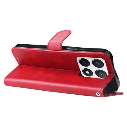 For Xiaomi 14T Pro Case Zipper Wallet Calf Texture PU Leather Phone Cover