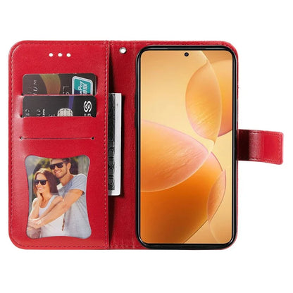For Xiaomi 14T Pro Case PU Leather Wallet Floral Phone Cover Stand View