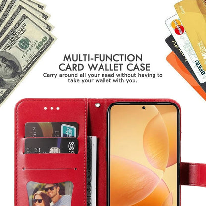 For Xiaomi 14T Pro Case PU Leather Wallet Floral Phone Cover Stand View