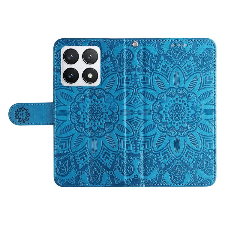 For Xiaomi 14T Pro Case Sunflower Imprint Leather Wallet Phone Cover