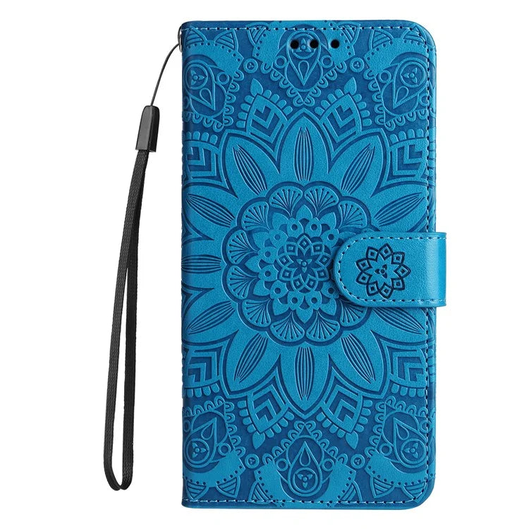 For Xiaomi 14T Pro Case Sunflower Imprint Leather Wallet Phone Cover