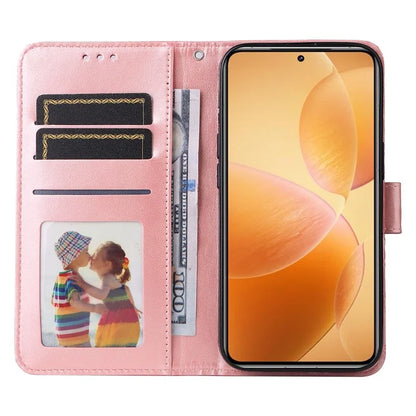 For Xiaomi 14T Pro Case Sunflower Imprint Leather Wallet Phone Cover