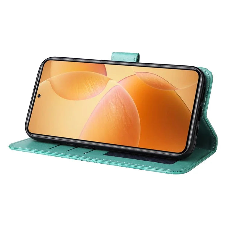 For Xiaomi 14T Pro Case Sunflower Imprint Leather Wallet Phone Cover