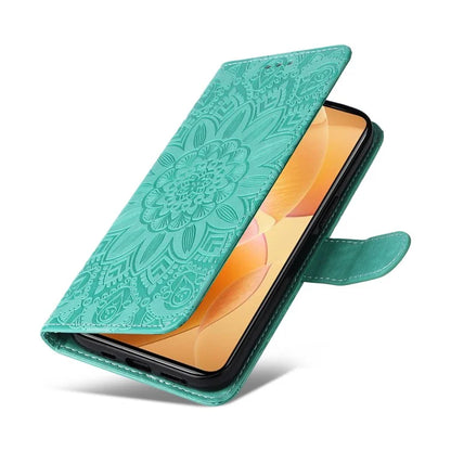 For Xiaomi 14T Pro Case Sunflower Imprint Leather Wallet Phone Cover