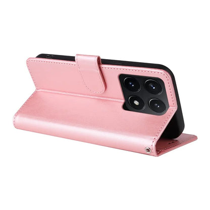 For Xiaomi 14T Leather Case Butterfly Floral Imprint Wallet Stand Cover