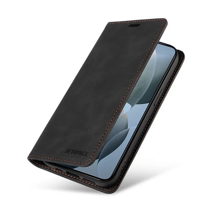 BETOPNICE 003 For Xiaomi 14T Wallet Case Leather Phone Cover with Stand