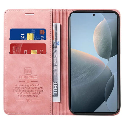 BETOPNICE 003 For Xiaomi 14T Wallet Case Leather Phone Cover with Stand