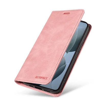 BETOPNICE 003 For Xiaomi 14T Wallet Case Leather Phone Cover with Stand