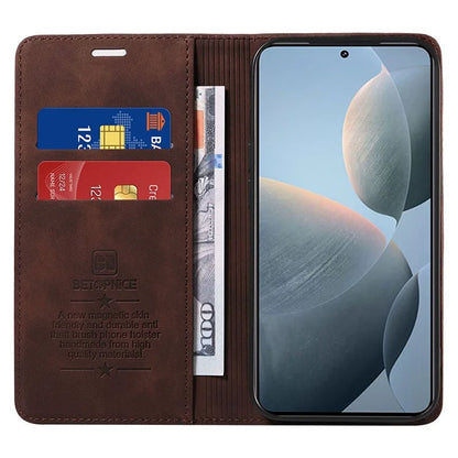 BETOPNICE 003 For Xiaomi 14T Wallet Case Leather Phone Cover with Stand