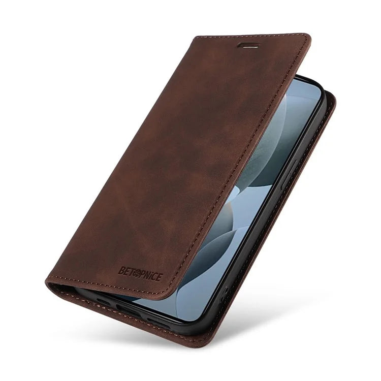 BETOPNICE 003 For Xiaomi 14T Wallet Case Leather Phone Cover with Stand
