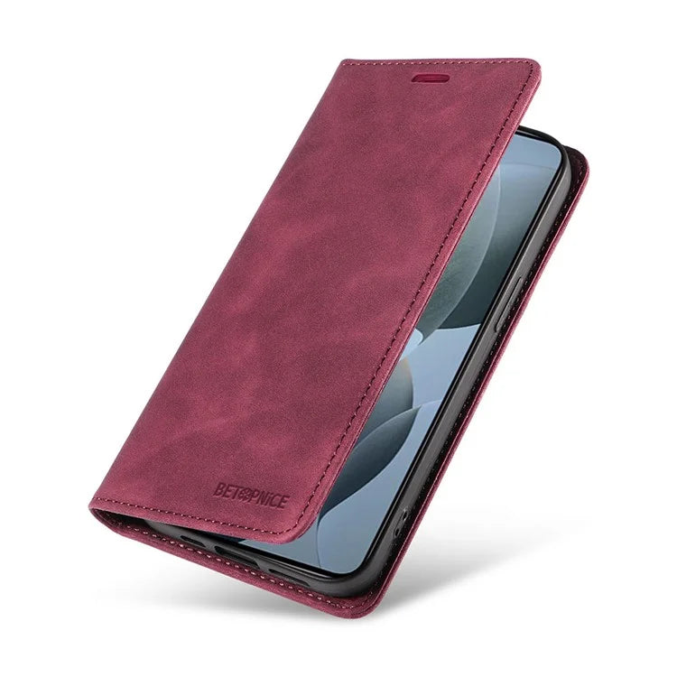 BETOPNICE 003 For Xiaomi 14T Wallet Case Leather Phone Cover with Stand