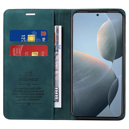 BETOPNICE 003 For Xiaomi 14T Wallet Case Leather Phone Cover with Stand