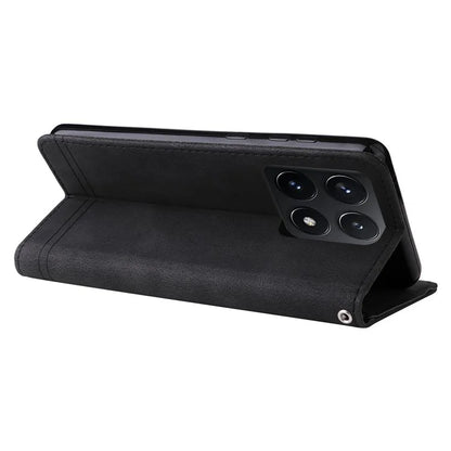 For Xiaomi 14T Wallet Case Skin-Touch Leather Phone Cover Tree Pattern Hardware