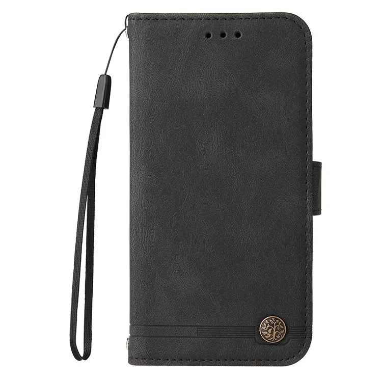 For Xiaomi 14T Wallet Case Skin-Touch Leather Phone Cover Tree Pattern Hardware