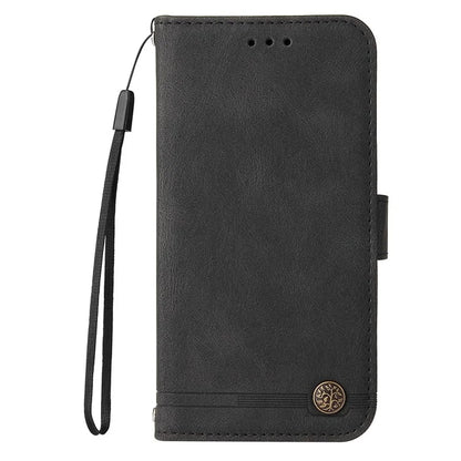 For Xiaomi 14T Wallet Case Skin-Touch Leather Phone Cover Tree Pattern Hardware