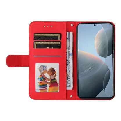 For Xiaomi 14T Wallet Case Skin-Touch Leather Phone Cover Tree Pattern Hardware