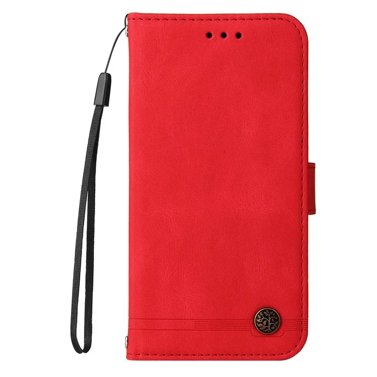 For Xiaomi 14T Wallet Case Skin-Touch Leather Phone Cover Tree Pattern Hardware