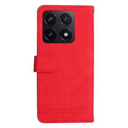 For Xiaomi 14T Wallet Case Skin-Touch Leather Phone Cover Tree Pattern Hardware