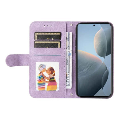 For Xiaomi 14T Wallet Case Skin-Touch Leather Phone Cover Tree Pattern Hardware