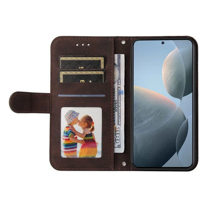 For Xiaomi 14T Wallet Case Skin-Touch Leather Phone Cover Tree Pattern Hardware