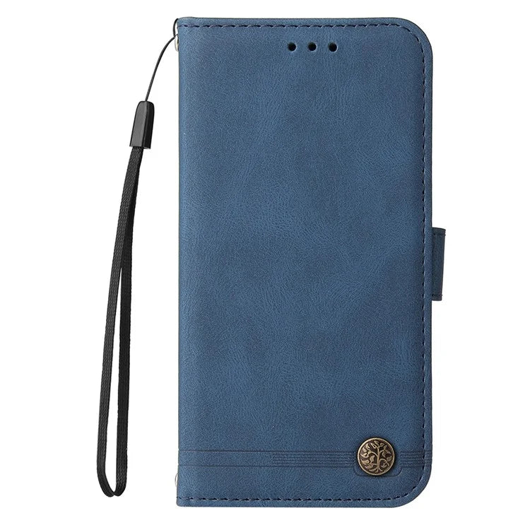 For Xiaomi 14T Wallet Case Skin-Touch Leather Phone Cover Tree Pattern Hardware