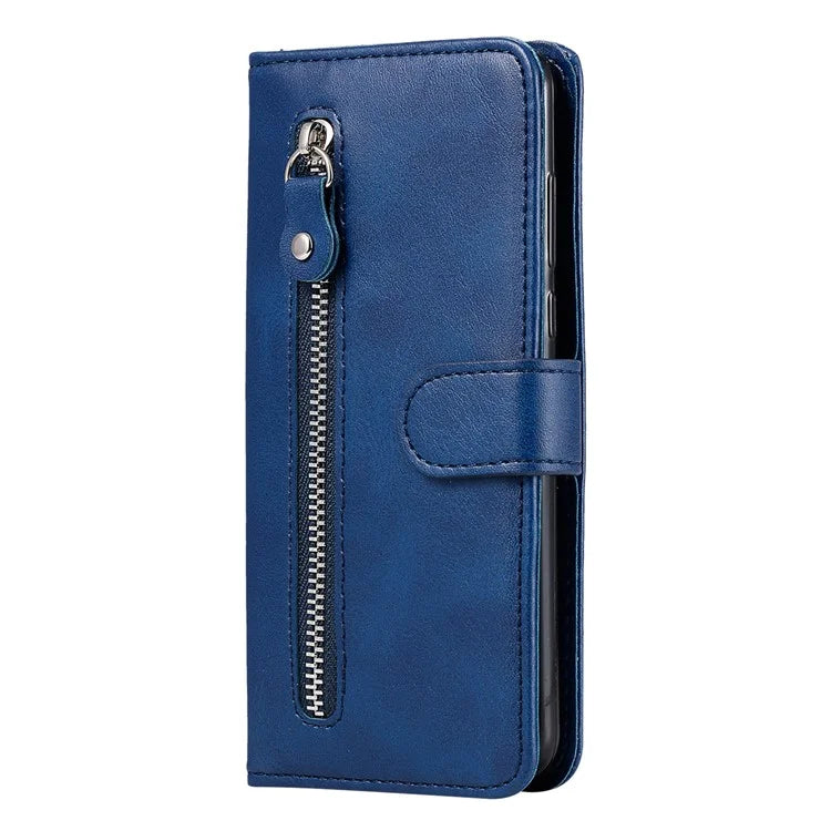 For Xiaomi 14T Case Zipper Wallet Calf Texture PU Leather Phone Cover