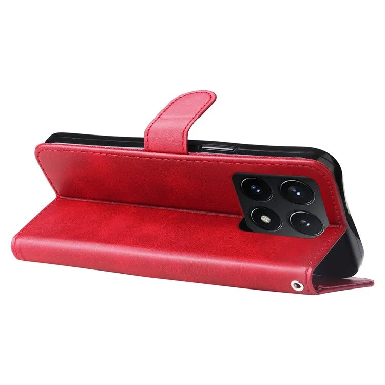 For Xiaomi 14T Case Zipper Wallet Calf Texture PU Leather Phone Cover