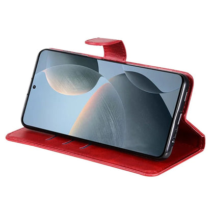 For Xiaomi 14T Case Zipper Wallet Calf Texture PU Leather Phone Cover