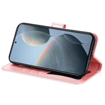For Xiaomi 14T Case PU Leather Wallet Floral Phone Cover Stand View
