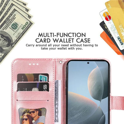 For Xiaomi 14T Case PU Leather Wallet Floral Phone Cover Stand View