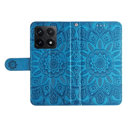 For Xiaomi 14T Case Sunflower Imprint Leather Wallet Phone Cover