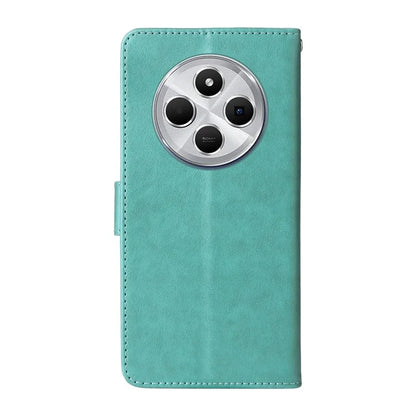 For Xiaomi Redmi 14C 4G Leather Case Butterfly Floral Imprint Wallet Stand Cover