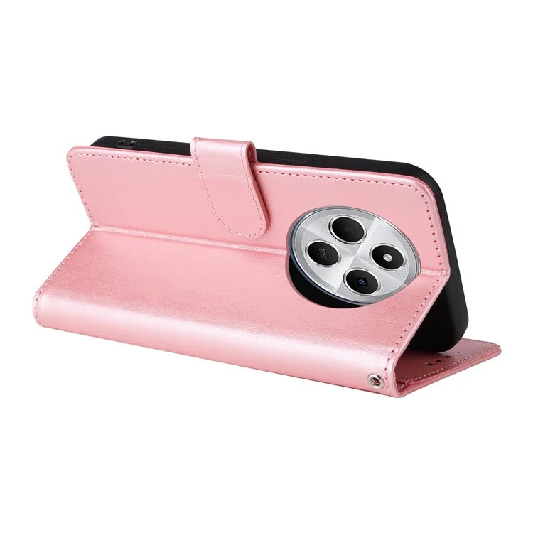 For Xiaomi Redmi 14C 4G Leather Case Butterfly Floral Imprint Wallet Stand Cover