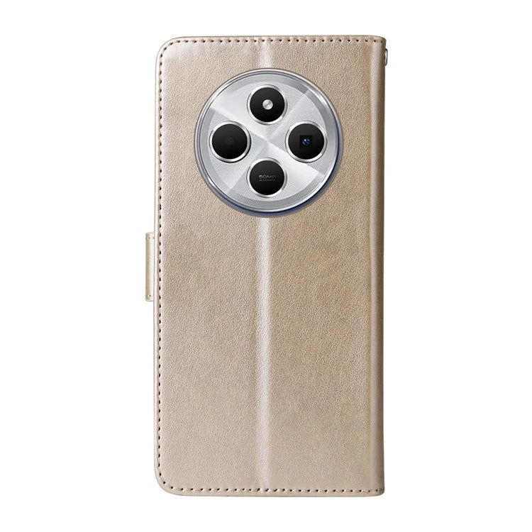 For Xiaomi Redmi 14C 4G Leather Case Butterfly Floral Imprint Wallet Stand Cover